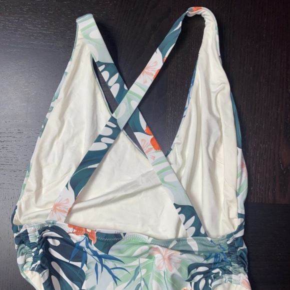 ToLuca Venus Midi Ambrosia Tropical Hawaiian One Piece Swim Bathing Suit Small - Picture 9 of 10